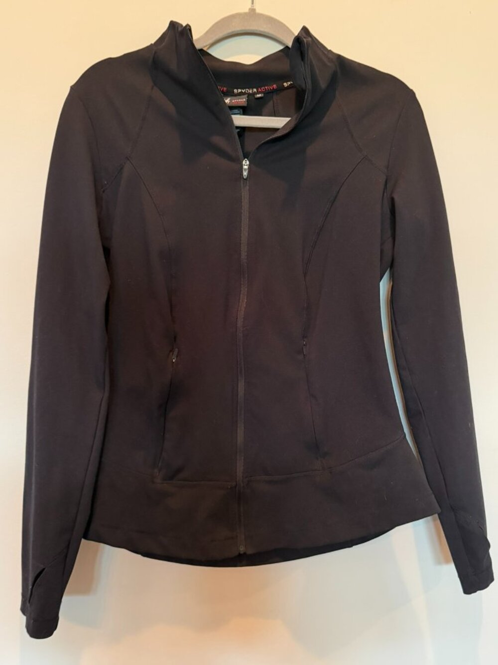 Spyder Active Black Lightweight Jacket medium
